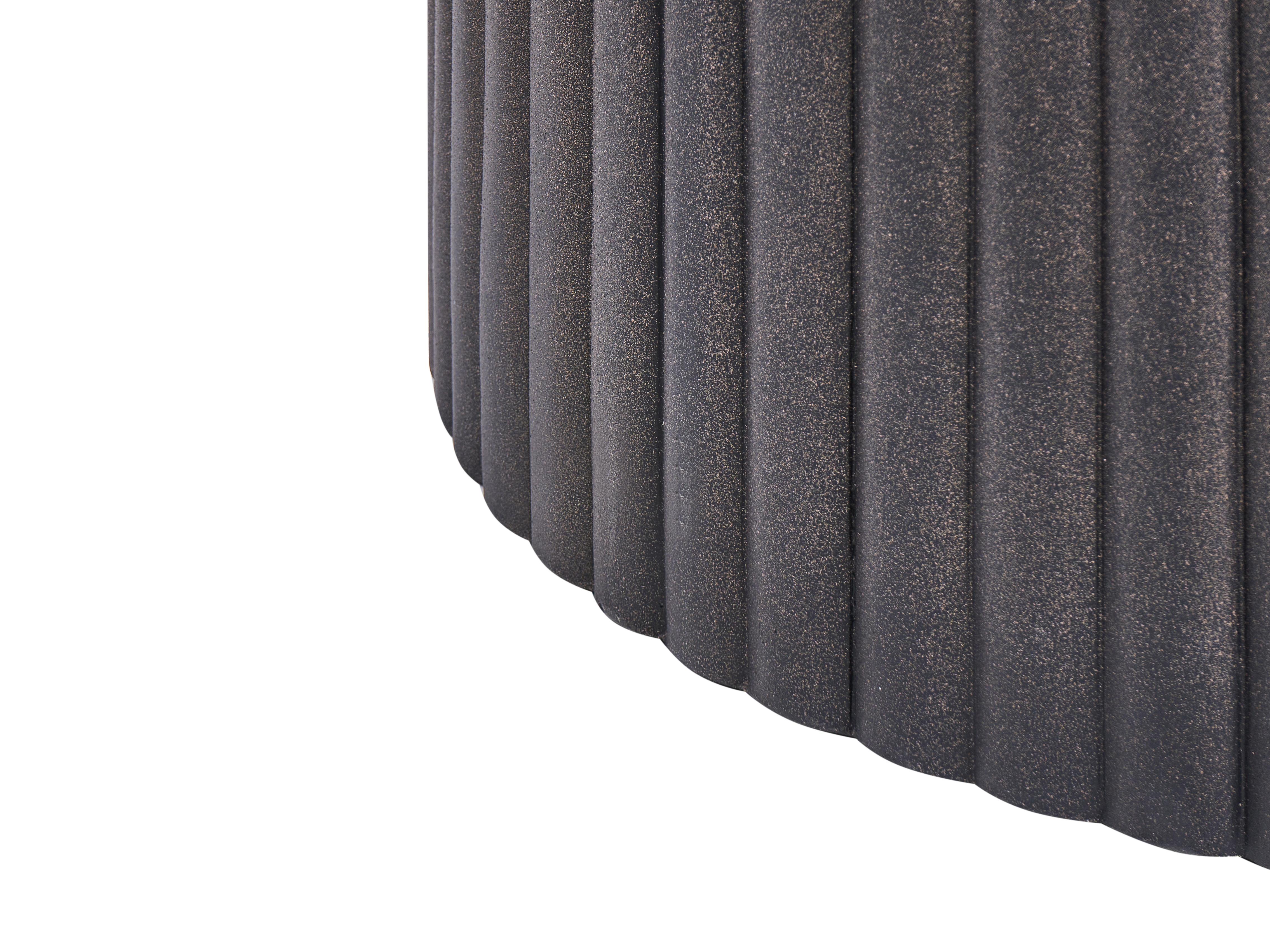 Salontafel POZZA 117 cm 117 cm Zwart