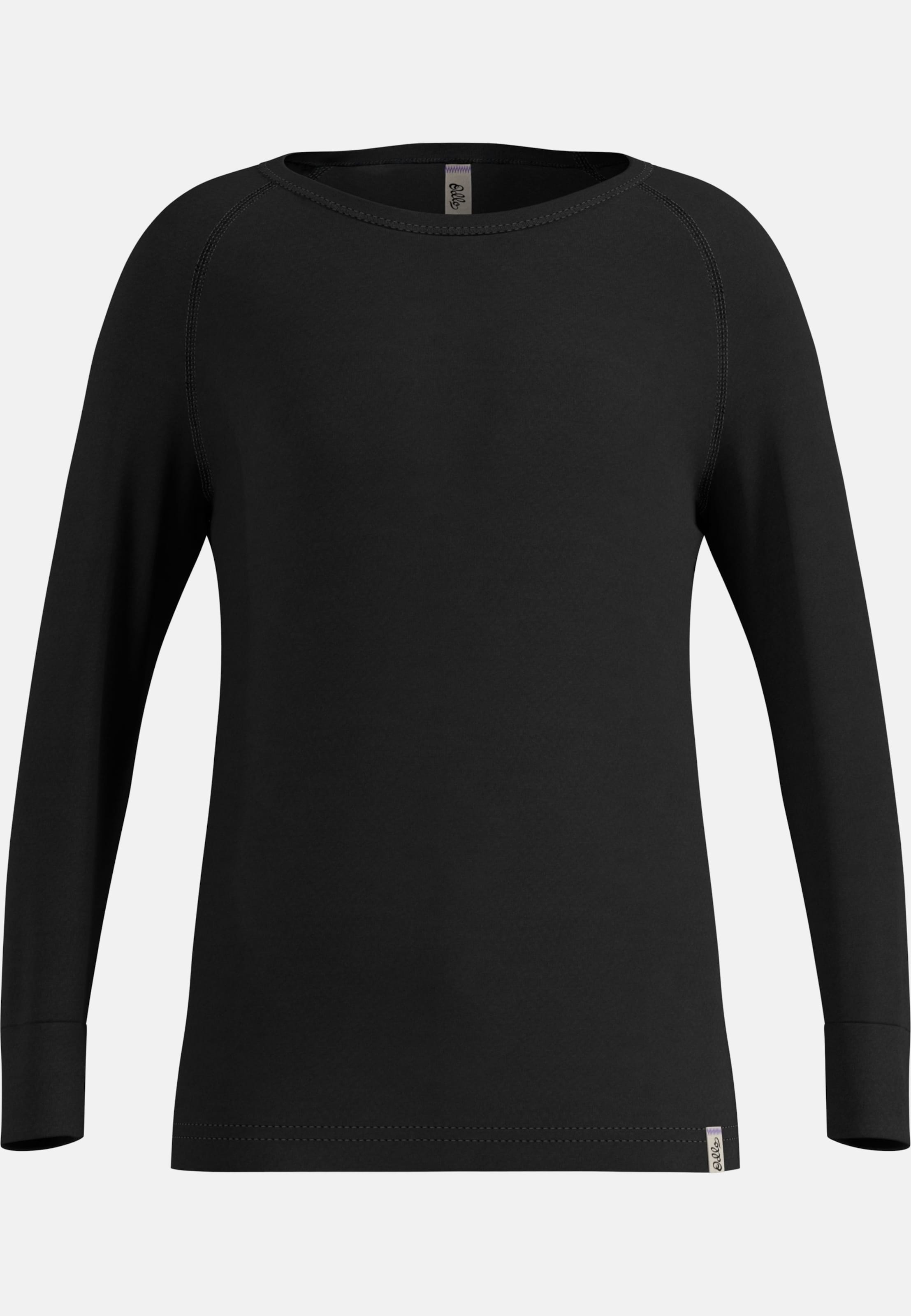 Natural Merino 200 Base Layer für Kinder in black