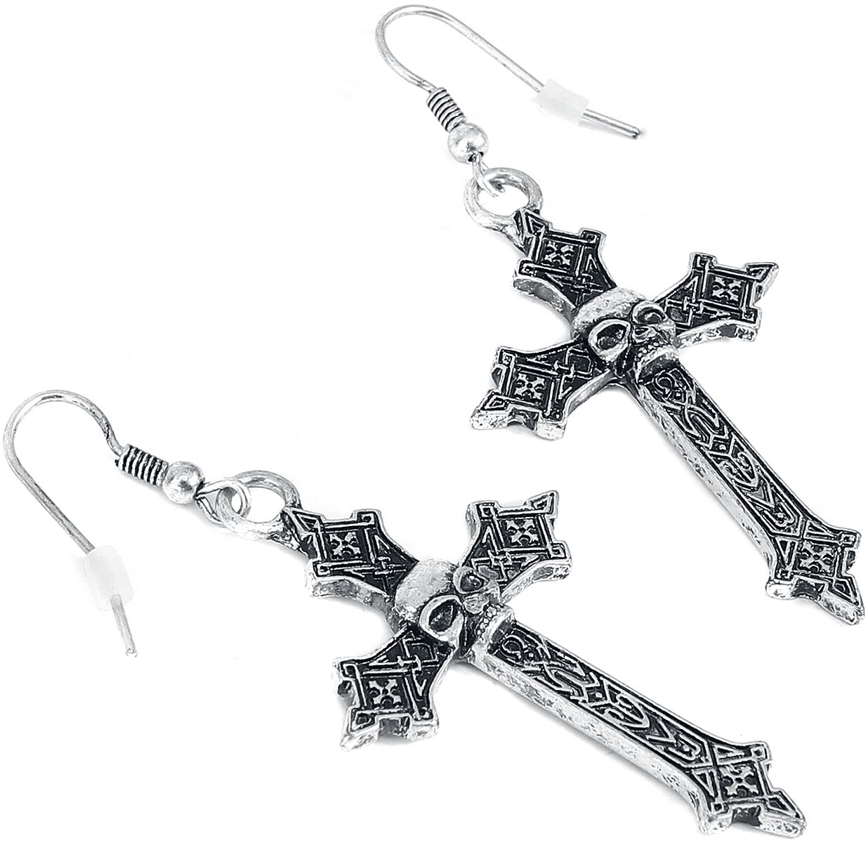Crânes & Croix | Rock Rebel by EMP Boucles d'oreilles