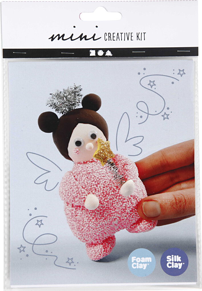 Diy Kit - Silk Clay Og Foam Clay - Fe Med Tryllestav