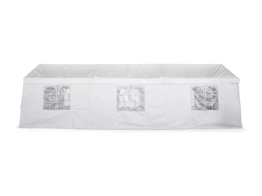 Tente de réception - Burdigala 3x9m - Blanc. connecteurs métal. tente de jardin idéale pour réception à utiliser comme pavillon. chapiteau ou tonnelle