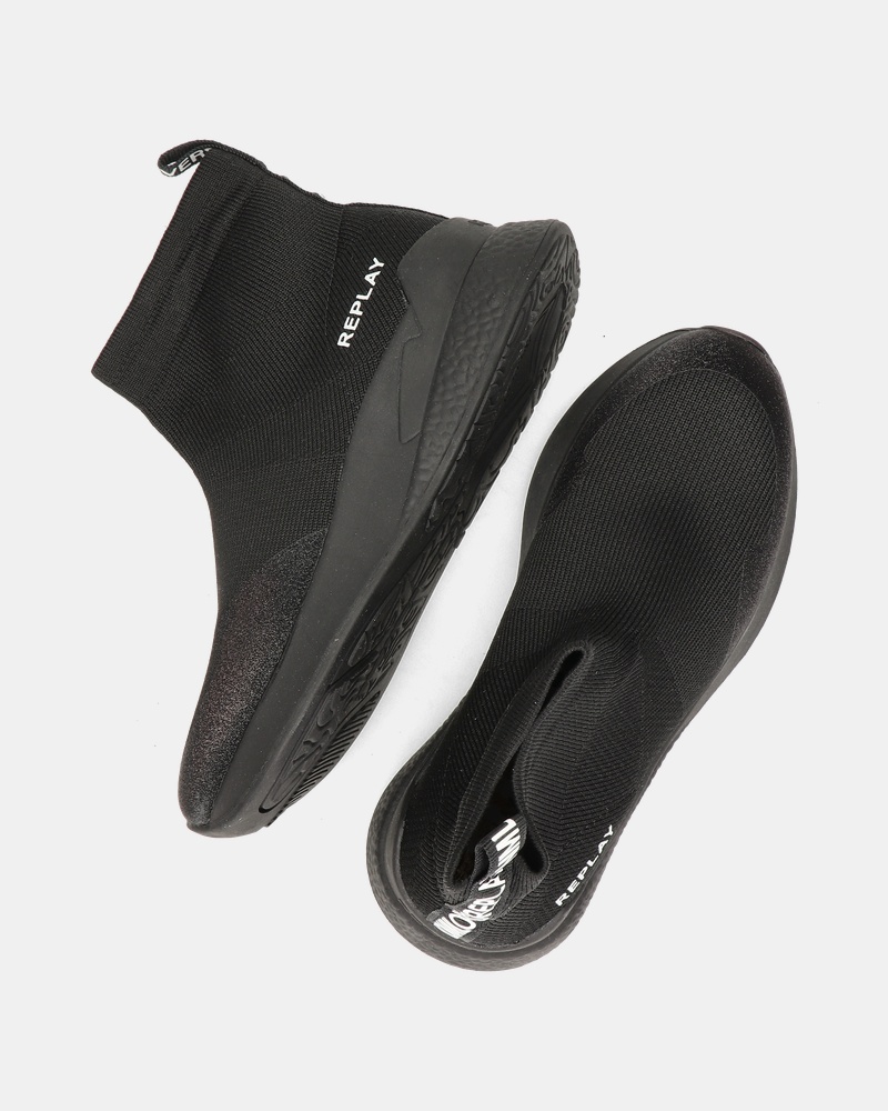 Replay Maze Jr 3 Hoge sneakers  - zwart