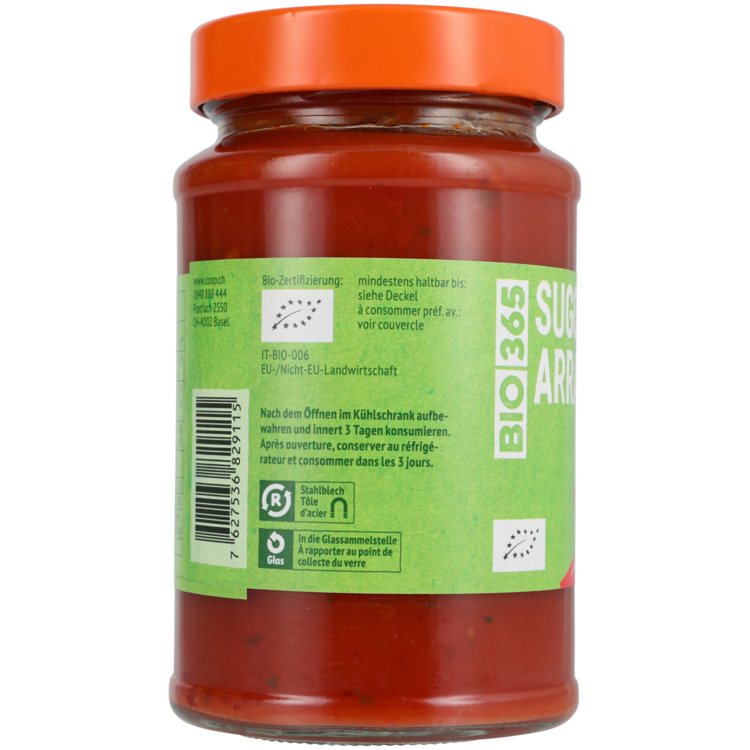 Bio 365 Sugo Arrabiata