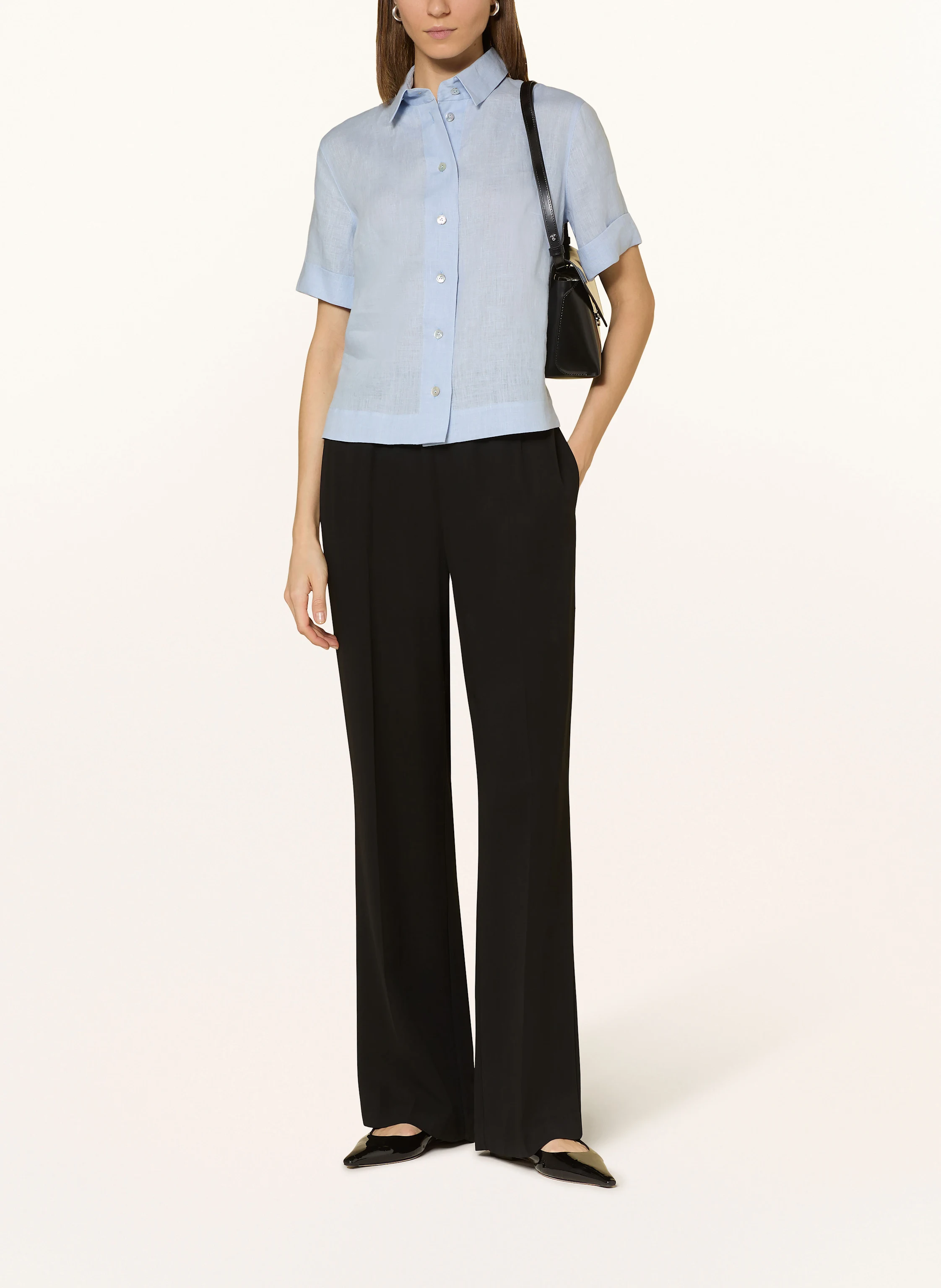 van Laack Hemdbluse VL-AMIS-KN aus Leinen