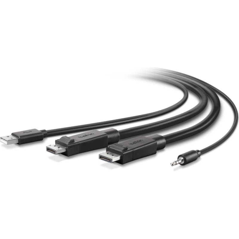 Belkin F1D9020B06T câble kvm Noir 1,8 m