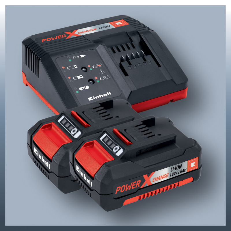 Einhell combopack 18V 2x 2,0Ah Li-ion