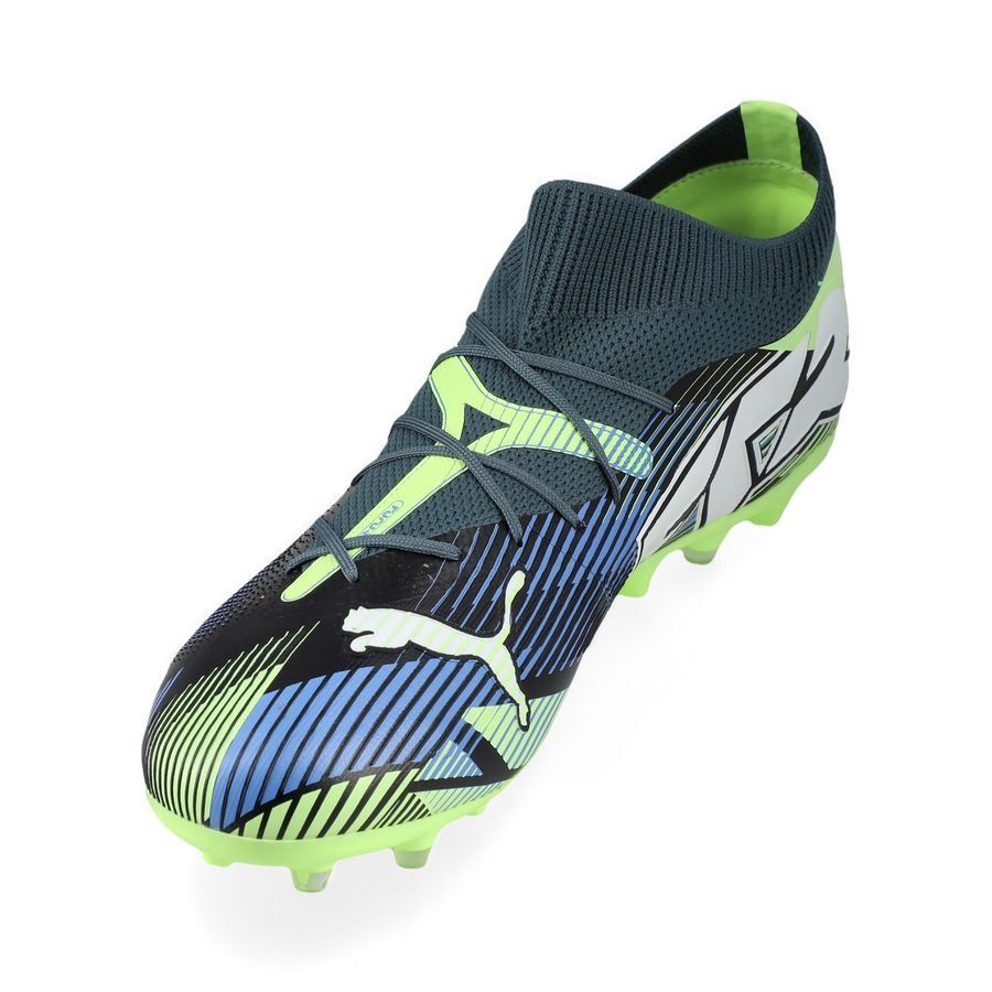 PUMA Future 7 Match MG Lights Out - Gray Skies/Blanc/Fizzy Apple