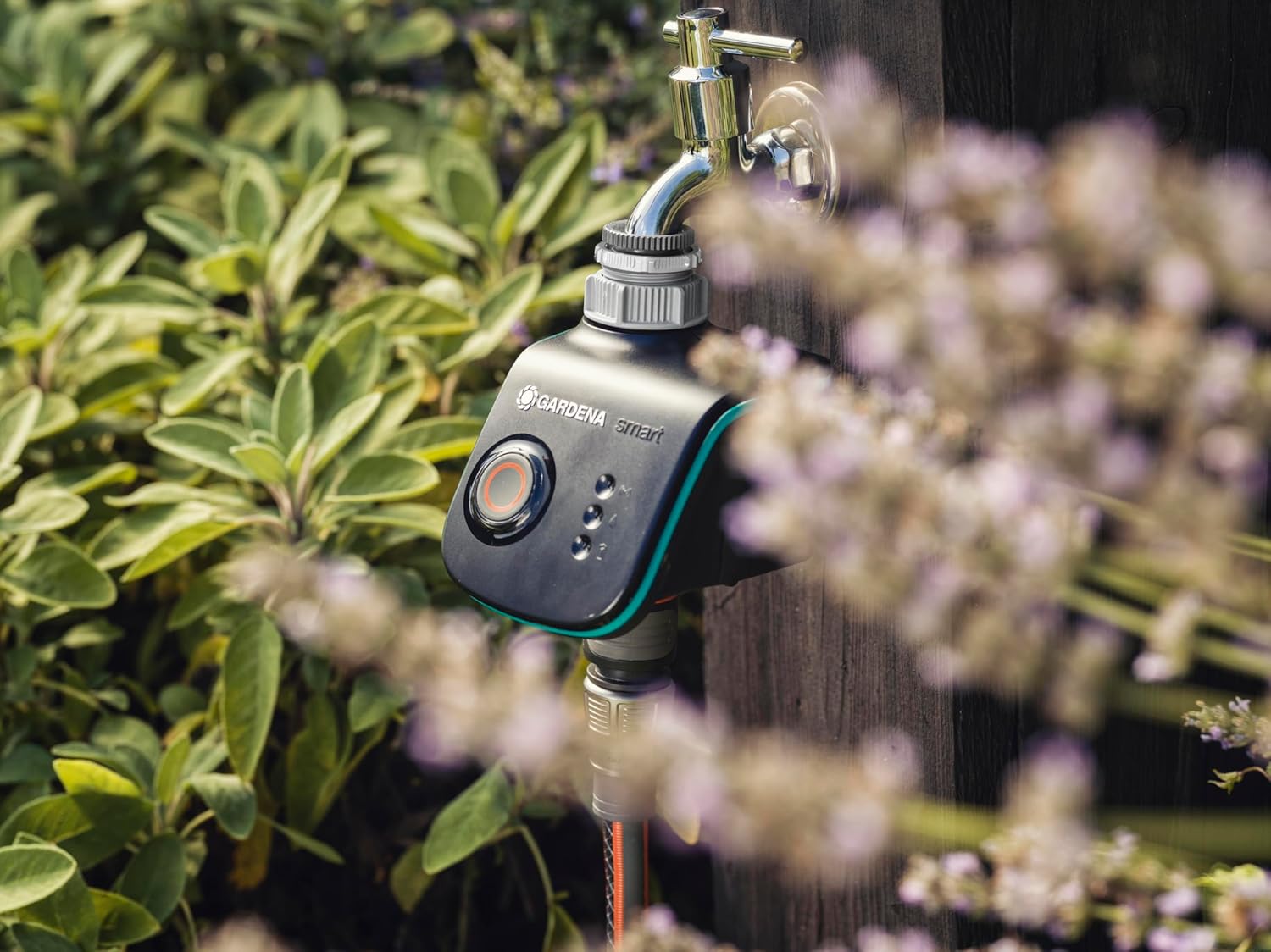 Gardena smart Water Control: Intelligenter Bewässerungscomputer mit smart App steuerbar, Frostwarnsystem, bewährte Ventiltechnik, ideal geeignet für Micro-Drip-System oder Sprinklersystem (19031-20)