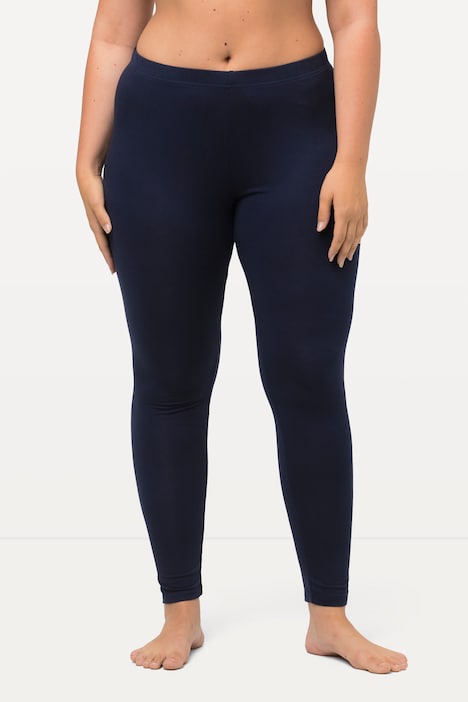 Leggings, wadenlang, schmales Bein, Elastikbund