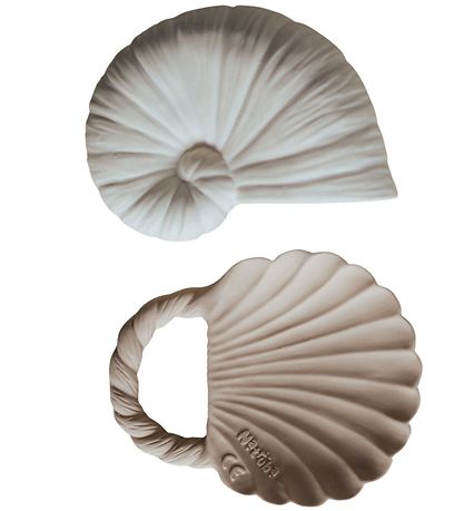 Natruba Bådes?t - 2-pak - Bath Set Ocean - Mix - Hvid/Beige