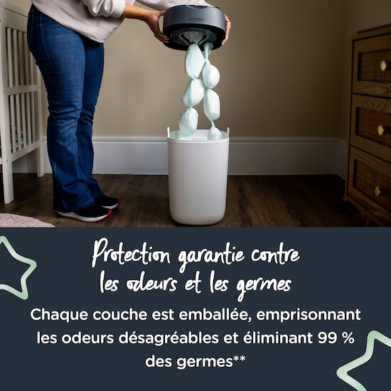 Recharges Twist & Click pour poubelles à couches   x3   de               Tommee Tippee