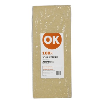 OK schuurpapier ok 100vel 93x230mm