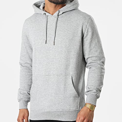 Sweat Capuche Basic TB1592 Gris Chiné