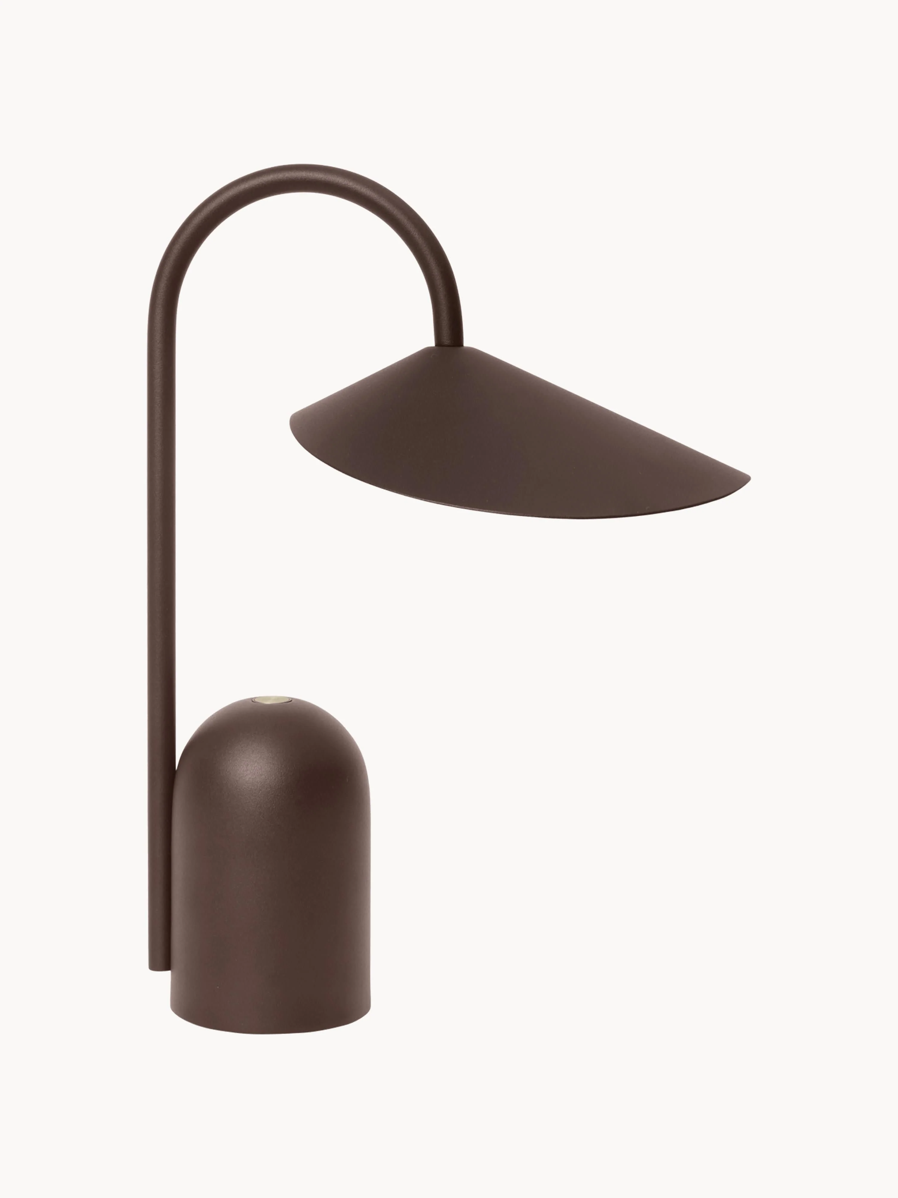 Kleine mobiele LED-tafellamp Arum, dimbaar