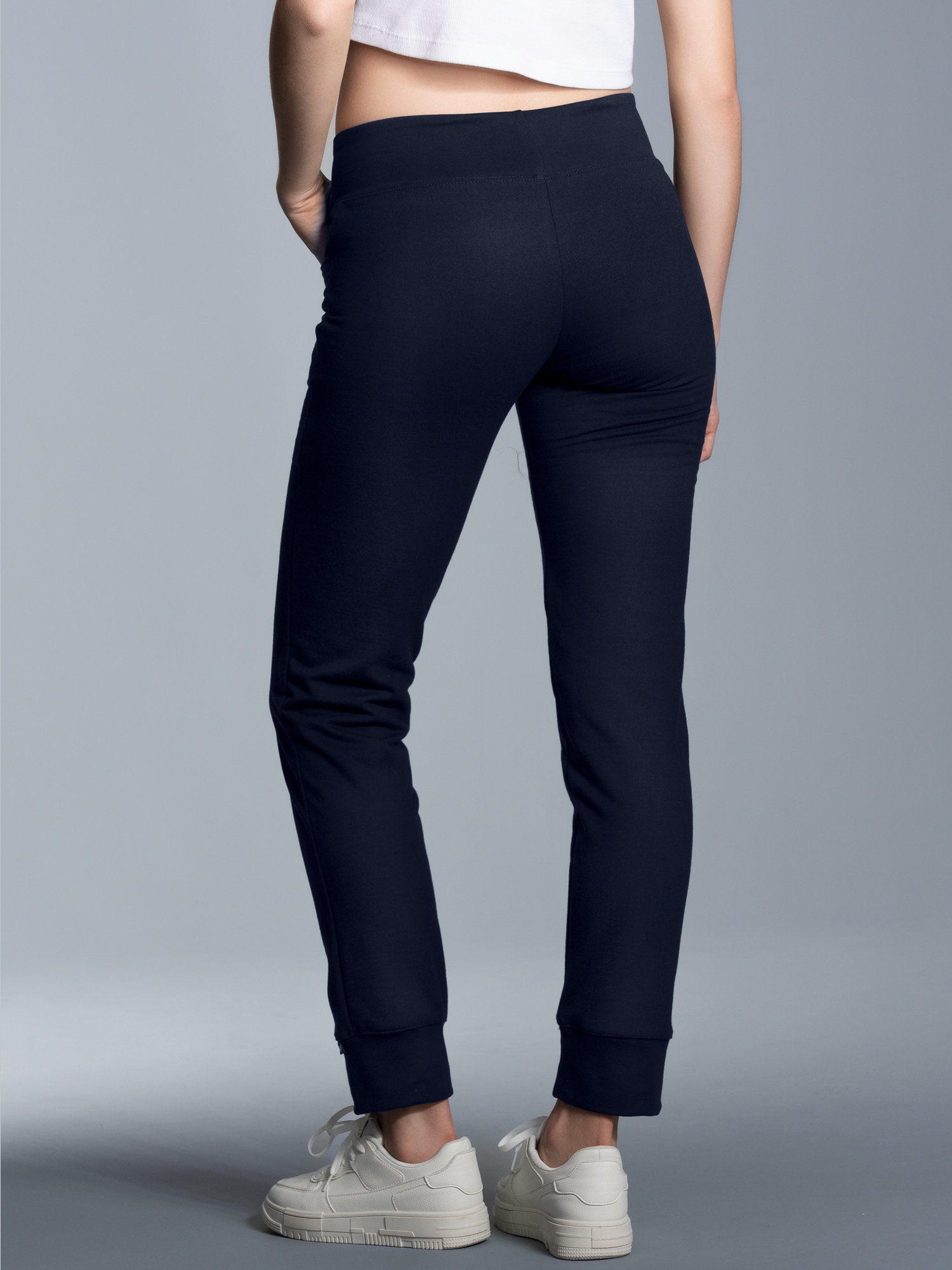 Jogginghose aus leichter Sweat-Qualität Navy