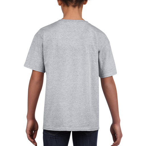 Camiseta básica de manga curta Gildan, elegante e macia
