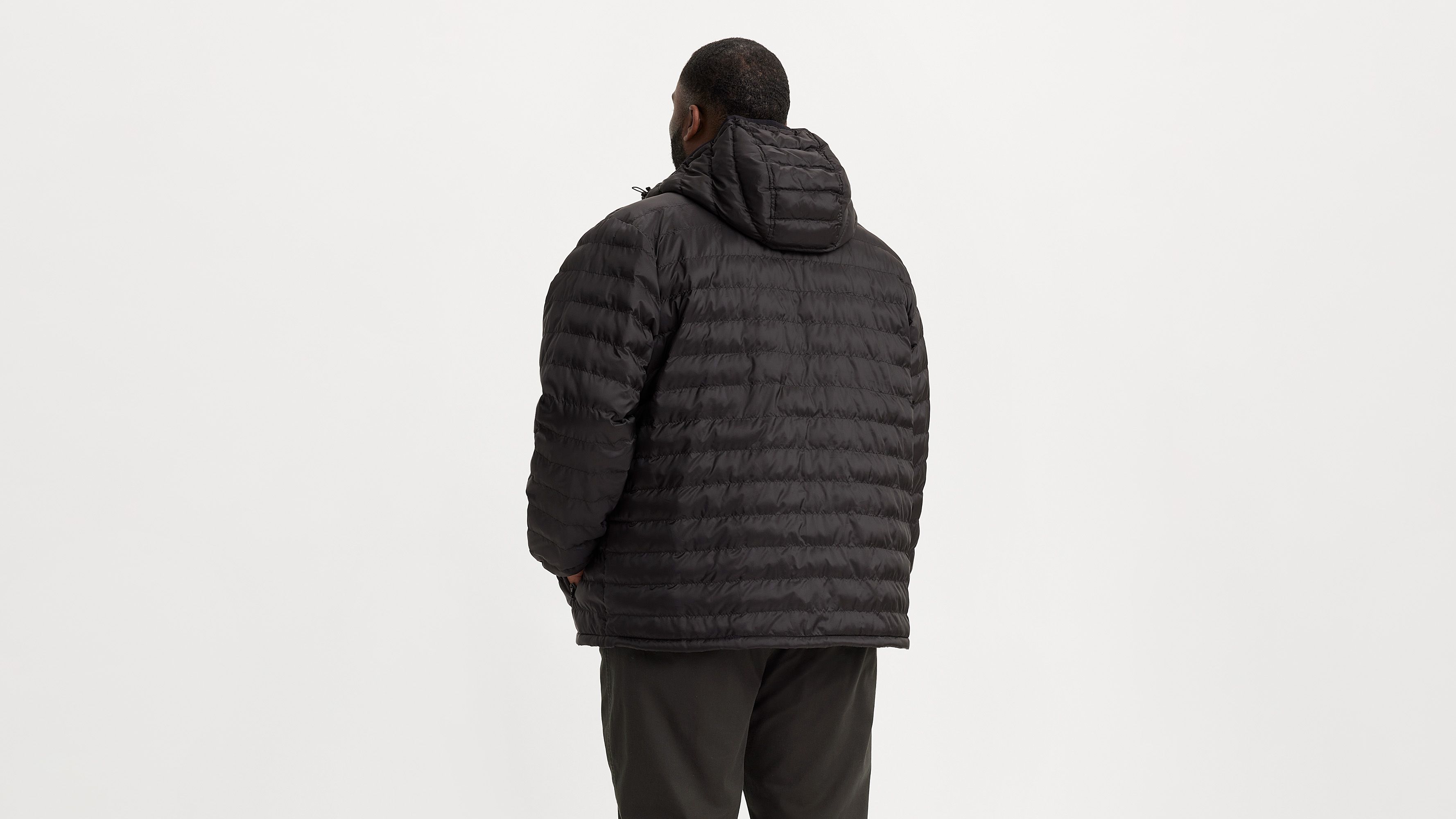 Veste compacte Pierce (grandes tailles) - Jet Black - Noir