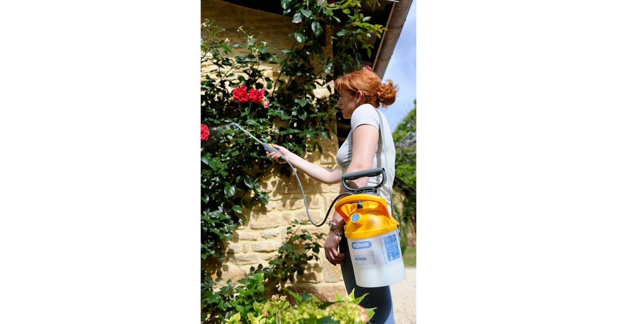 HozelockPulsar Plus 5 liter drukspuit   (Wit/donkergeel)