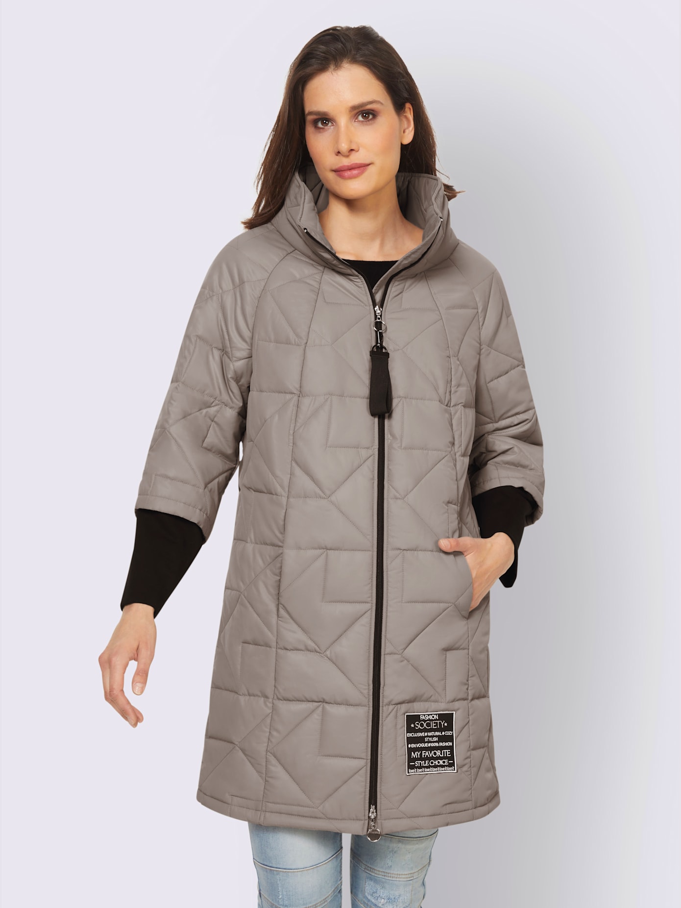 Manteau pièce décorative devant