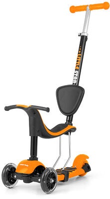 Milly Mally Little Star Gåbil/Scooter 3-in-1, Oransje