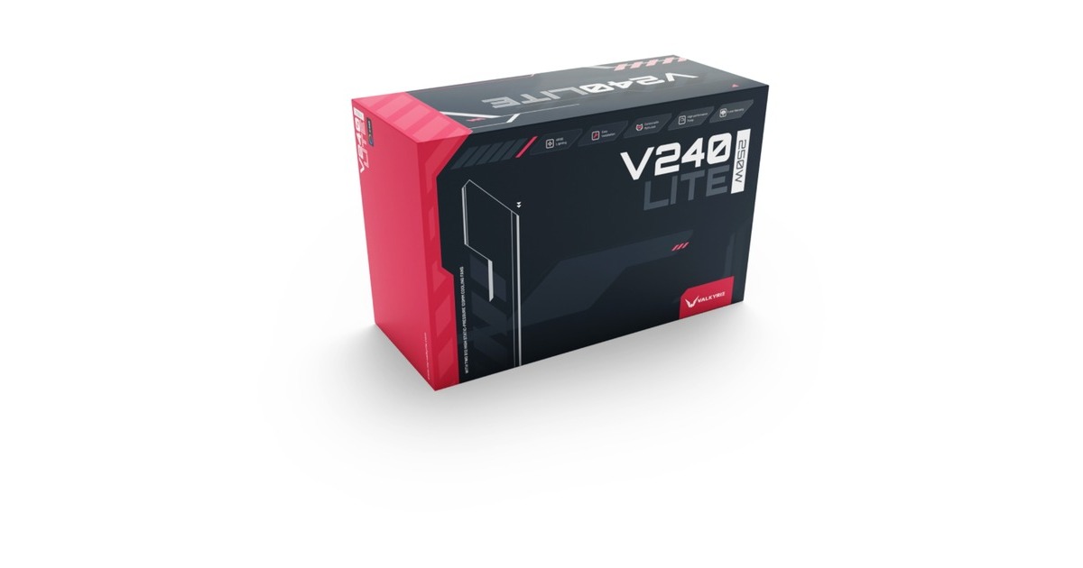 ValkyrieV240 Lite ARGB waterkoeling  (Zwart)
