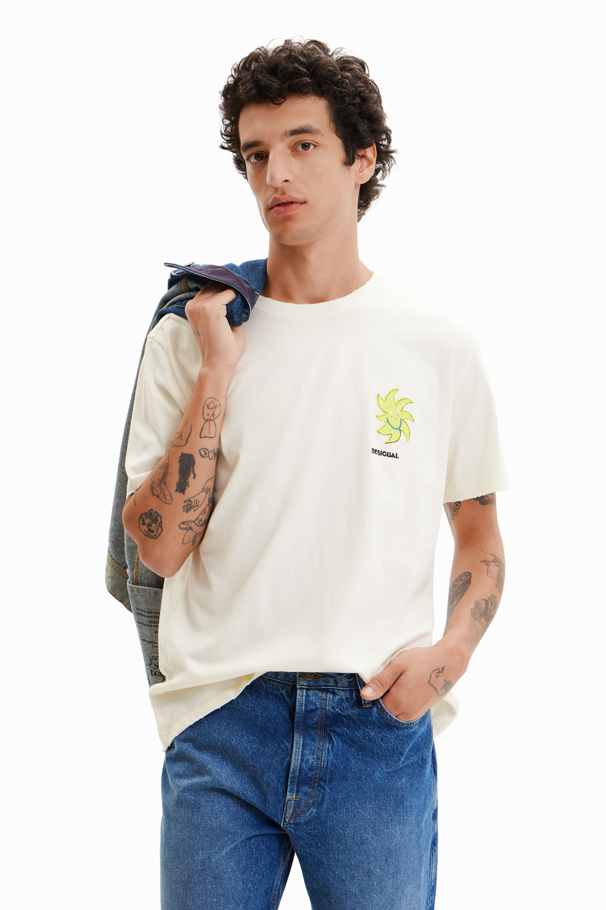 T-shirt manches courtes soleil