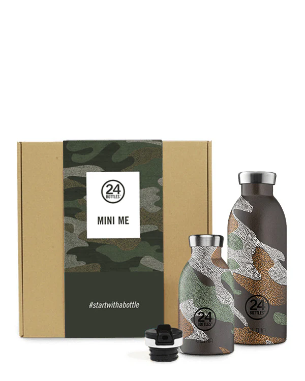 24Bottles  Mini Me Gaveæske - Camo Zone Clima flasker