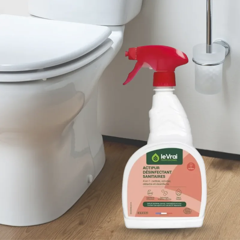 LE VRAI - Actipur - Nettoyant sanitaire HACCP - Ecocert - 750ml