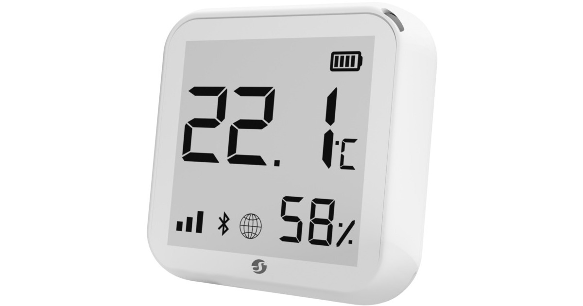 ShellyPlus H&T temperatuur- en vochtmeter  (Wit, Wifi, Bluetooth)