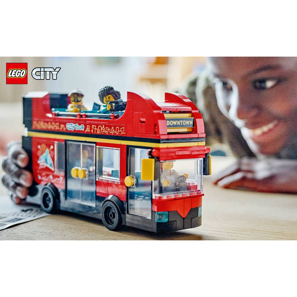 LEGO City toeristische rode dubbeldekker 60407