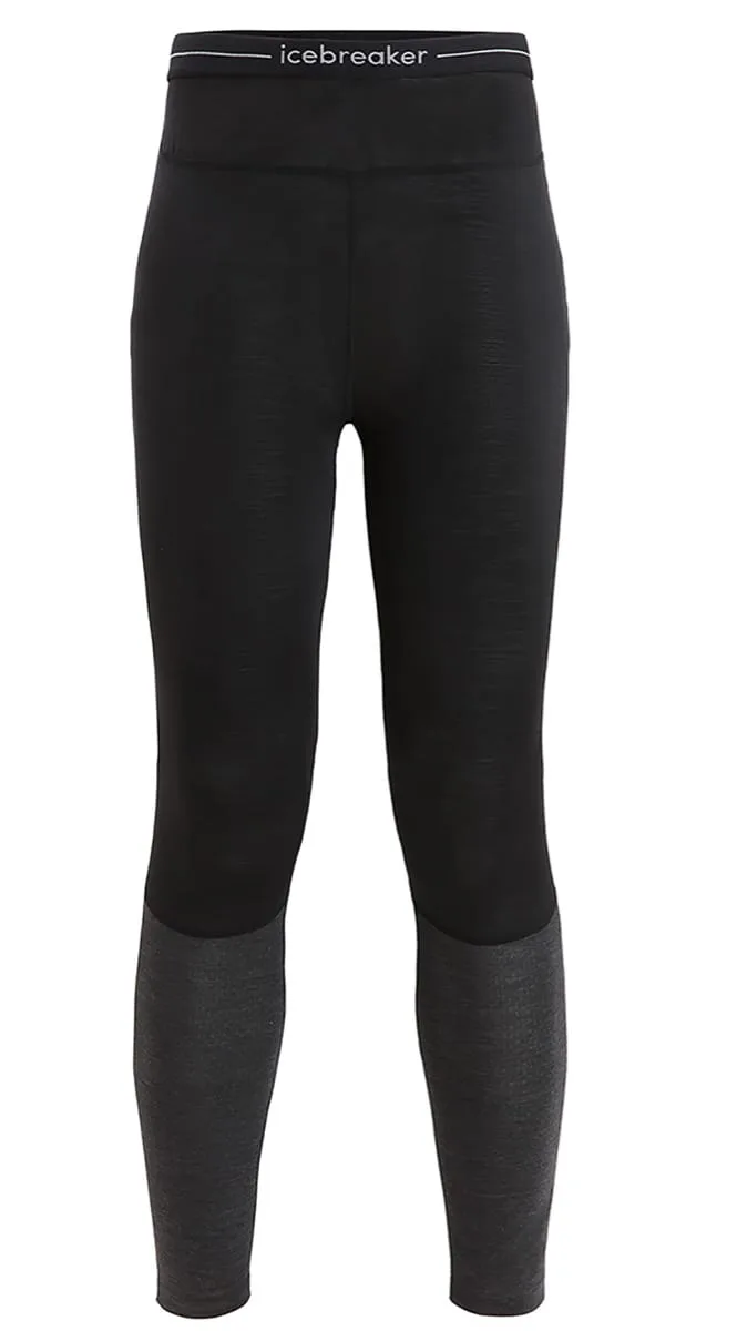 Icebreaker Women's 125 Zoneknit™ Leggings Black/Jet Heather/Cb