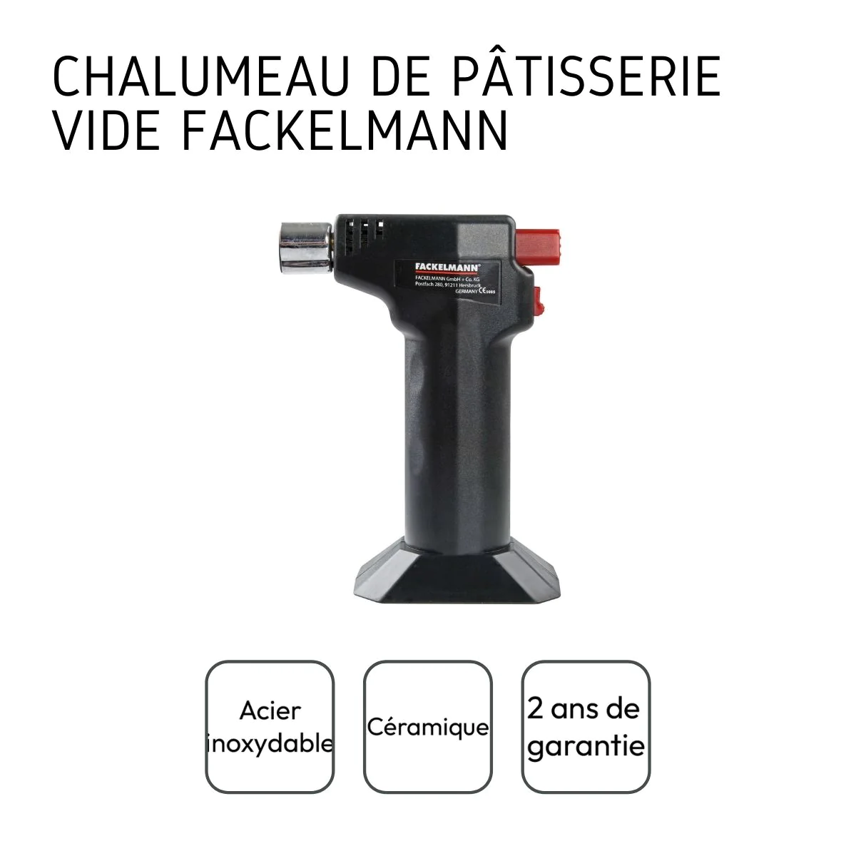 Chalumeau de cuisine Fackelmann