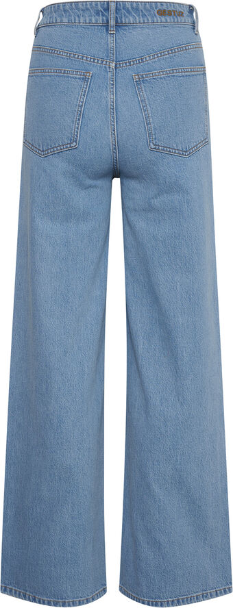 Gestuz AuraGZ HW wide jeans NOOS Mid blue washed