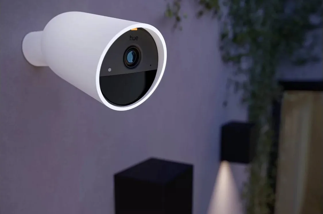 Philips Hue Secure caméra sans fil Blanc Caméra de surveillance