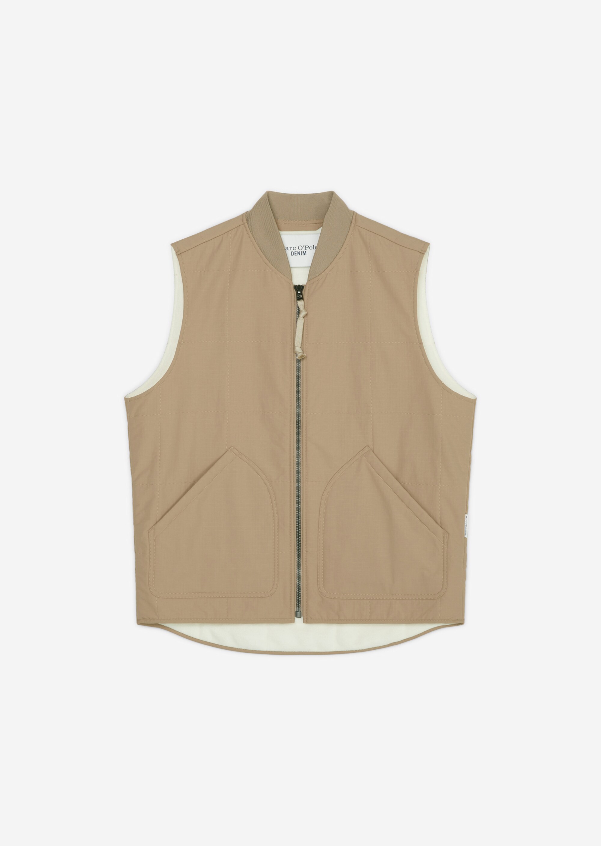 Outdoor-Weste mit flauschigem Futter und Wattierung