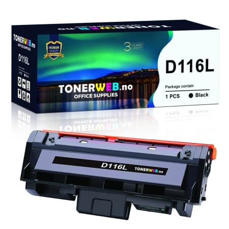 Samsung Toner Sort (3.000 sider) - Erstatter MLT-D116L (1 stk.)