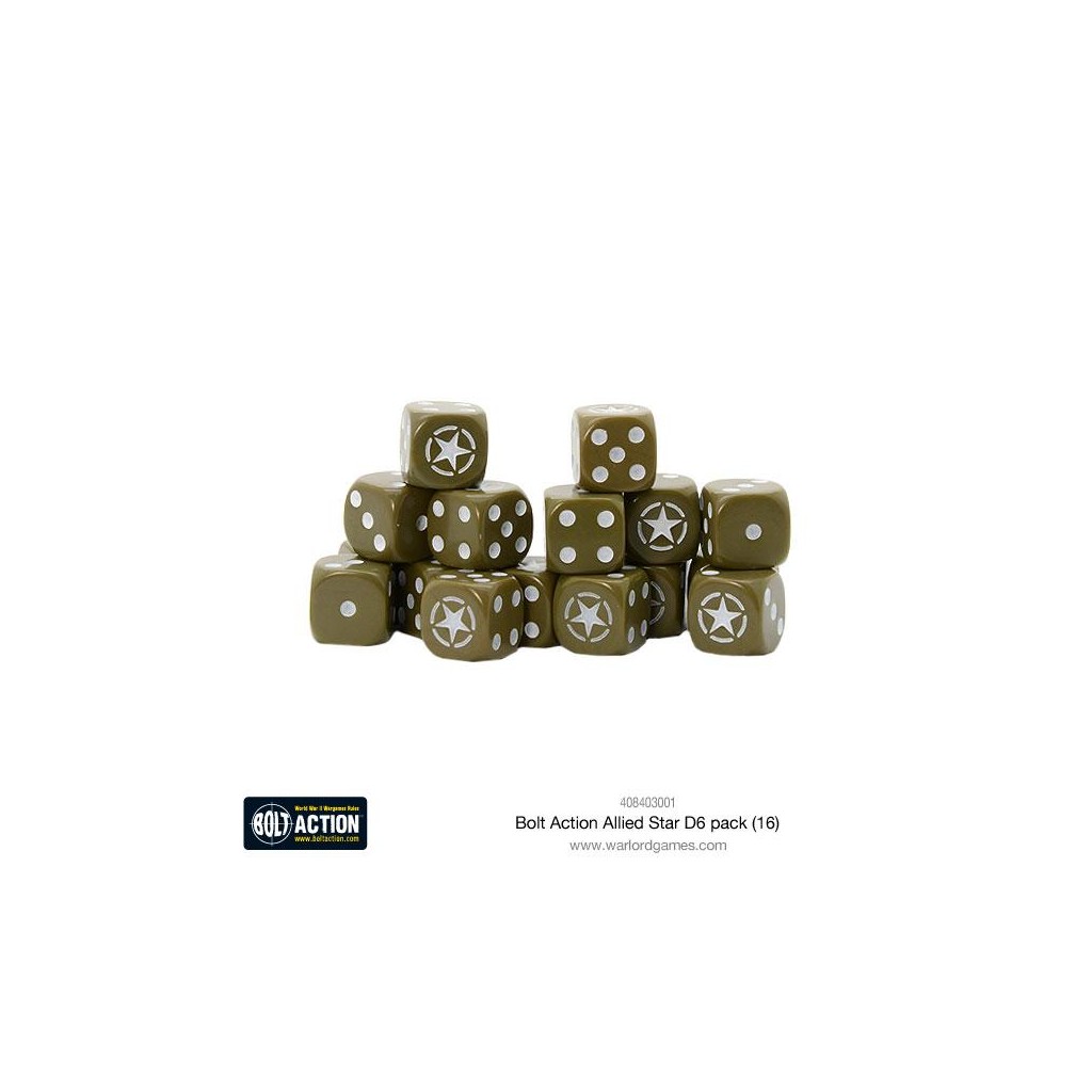 Bolt Action - Allied Star D6 Pack