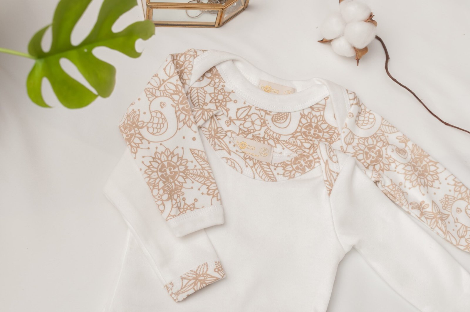 Eco-Friendly Long Sleeve Bodysuit | 100% Organic Cotton