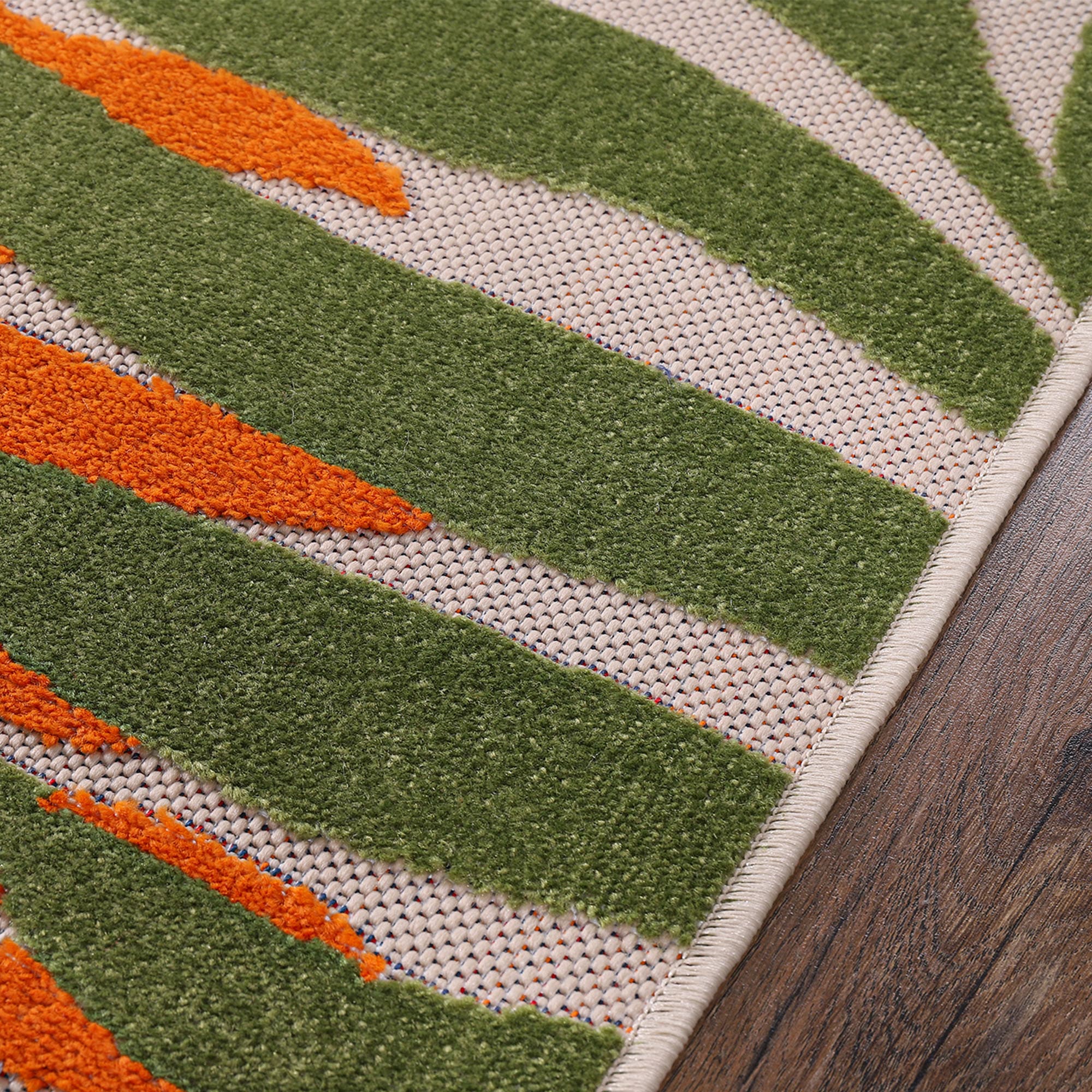 Sanat Teppich »Floral Outdoor« rechteckig 6 mm Höhe In- und Outdoor geeignet, florales Design, Balkon, Terasse