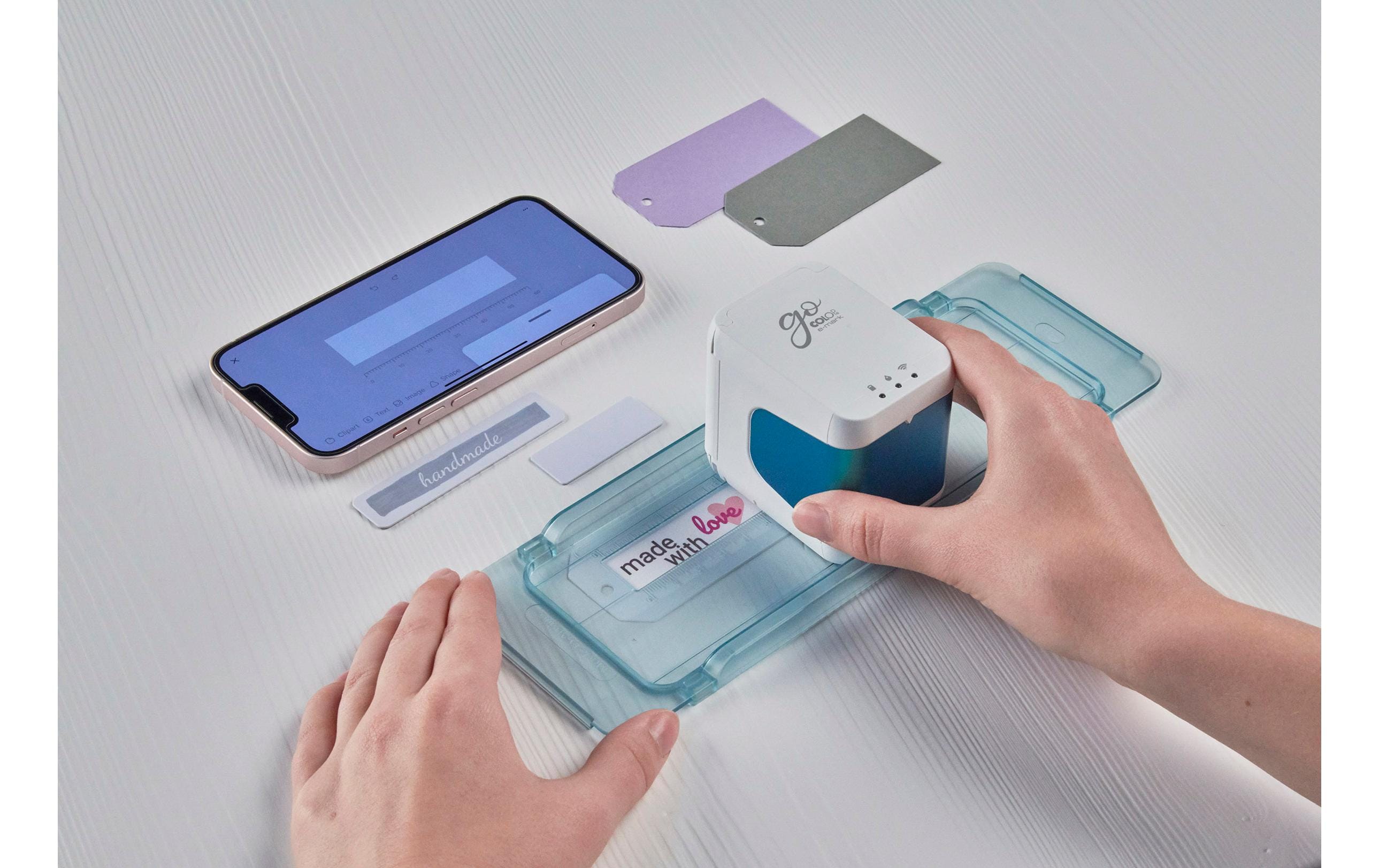 Beschriftungsgerät Colop E-Mark Go<br>Mini Drucker für Kreative Ideen