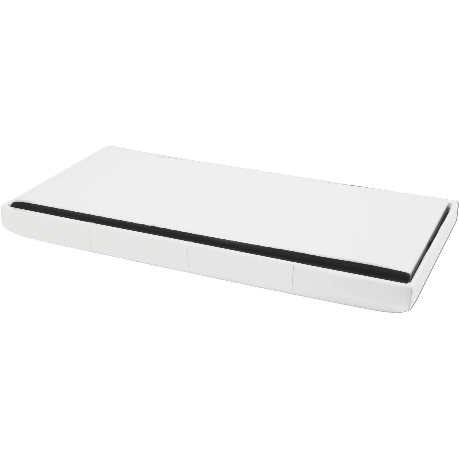 Faltbank Bent, Kunstleder weiss