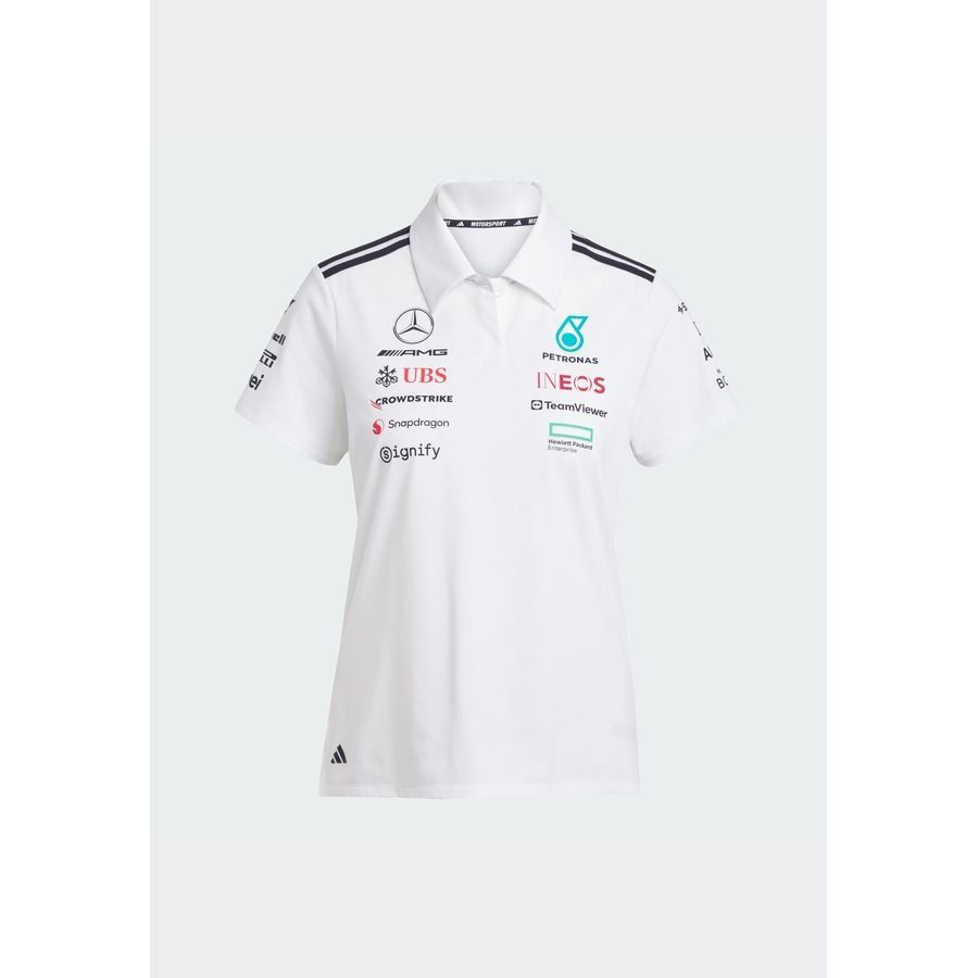 Adidas Polo blanc Mercedes - AMG Petronas Formula One Team