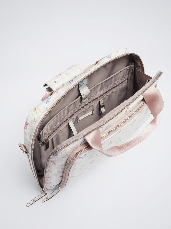 Pasta para laptop estampada para laptops de 13 polegadas - Rosa