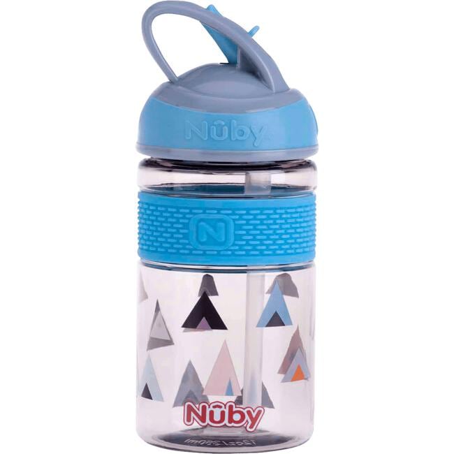 Nûby 2N1 Beker met Harde Tuit uit Tritan Blauw 3+ J 360 ML