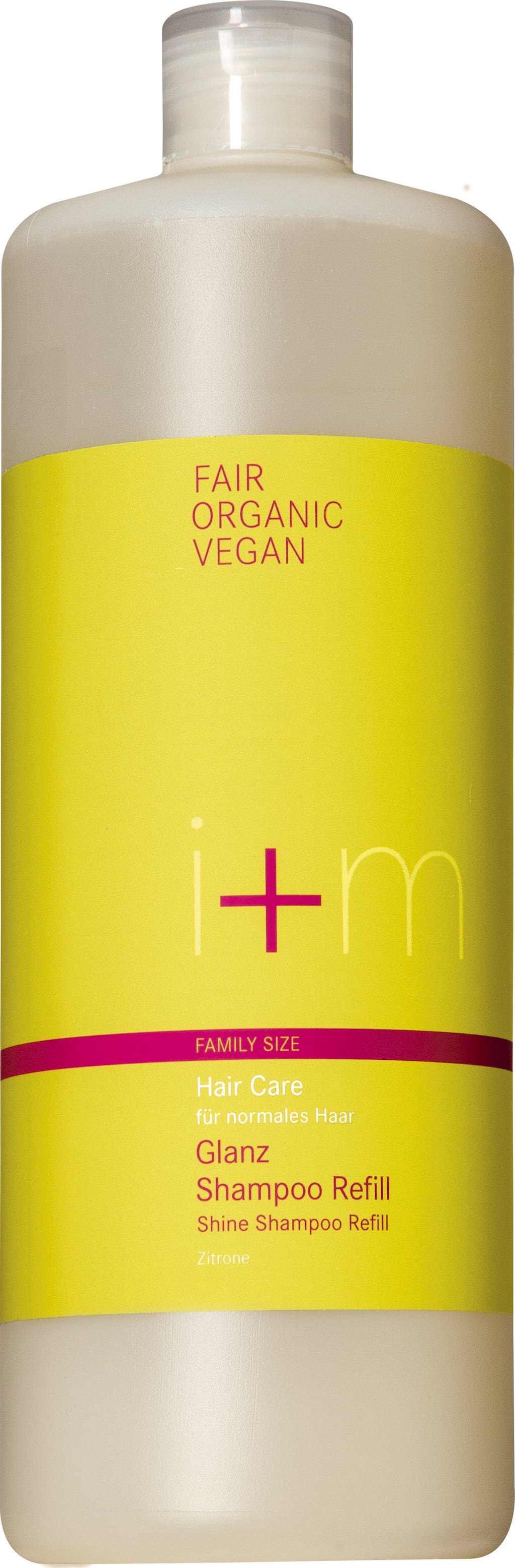 i+m  Hair Care Zitrone Glanz Shampoo Refill, 1 l