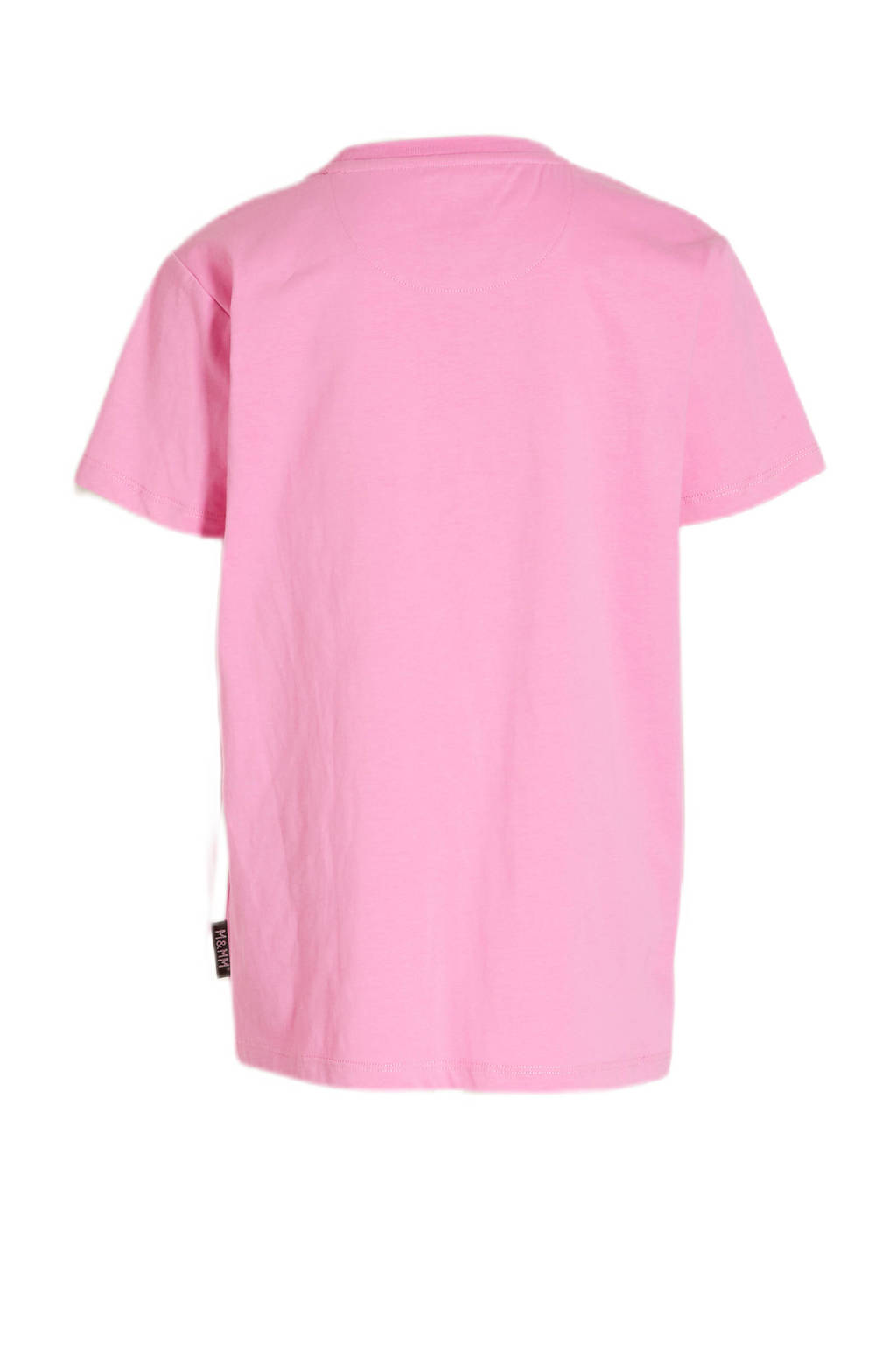 Me & My Monkey T-shirt Milan met printopdruk roze