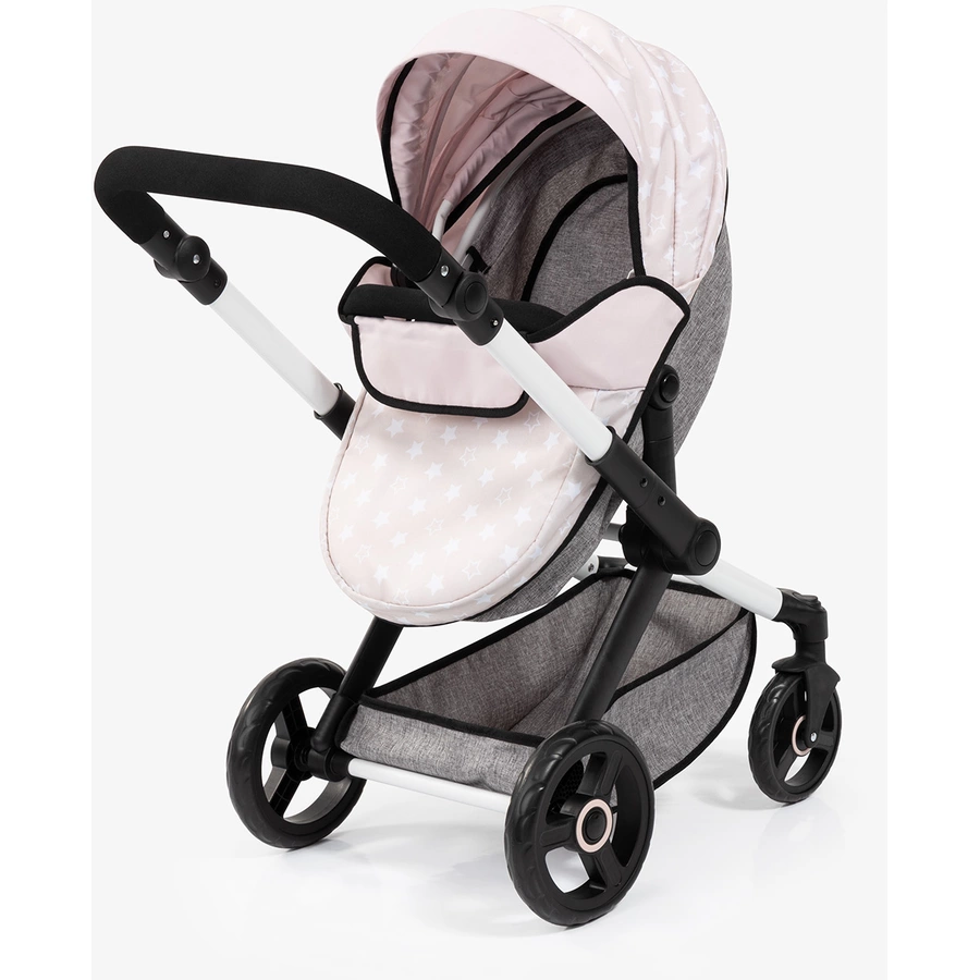bayer Design Kombi-Puppenwagen Xeo RosaGrau