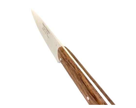 Coffret de 6 couteaux Le P'tit Tradi manche Noyer Couteaux Table par Goyon Chazeau