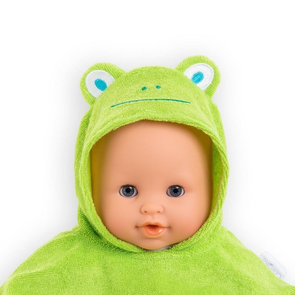 Cape de Bain Grenouille Poupon 30 cm