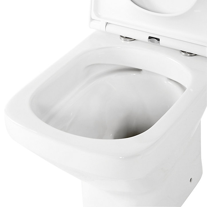 Pack WC à poser sans bride avec sortie horizontale GoodHome Teesta